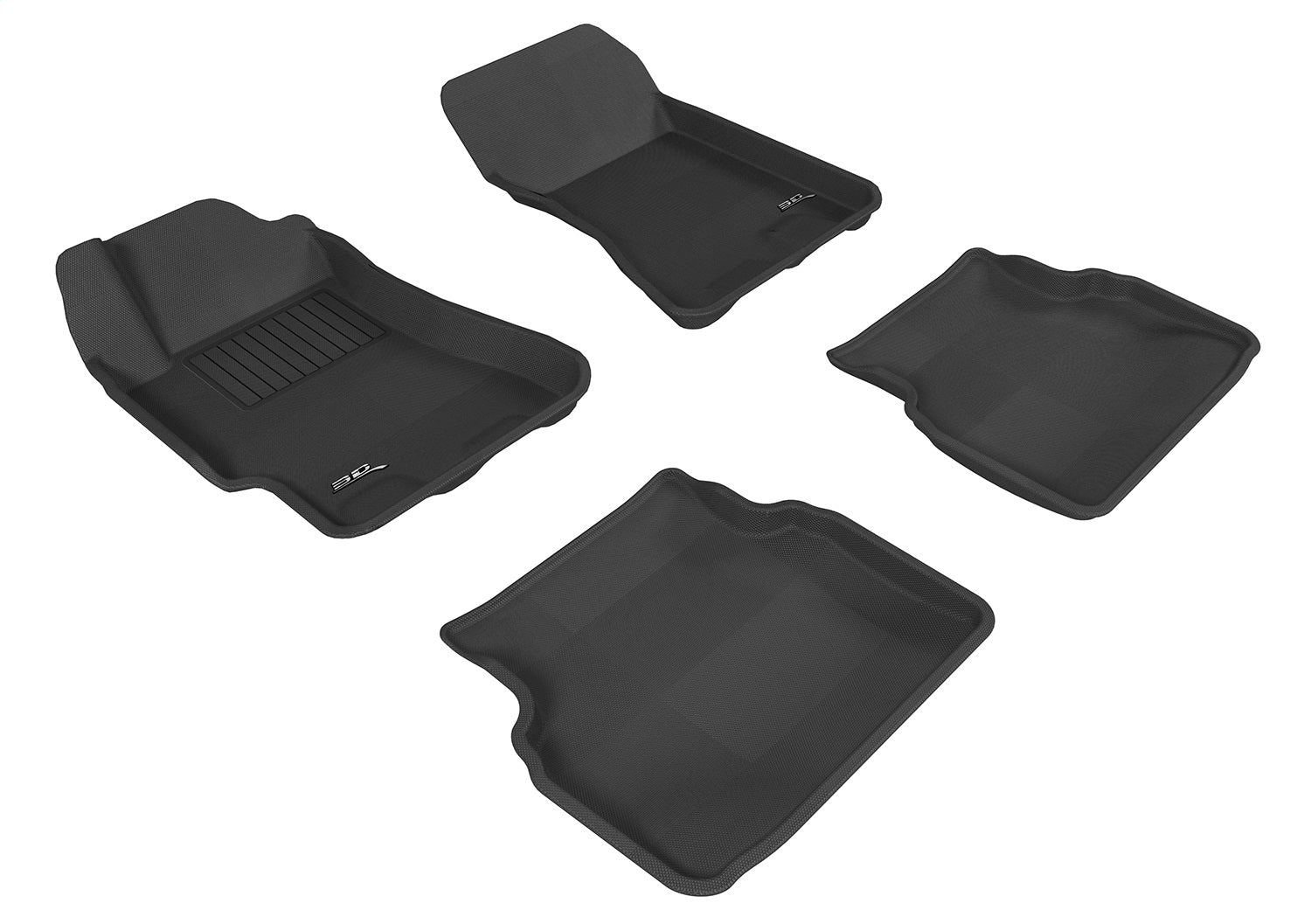 3D MAXpider L1SB01001501 KAGU Floor Mat; Gray; 4 pc.; Front and Rear; [Available While Supplies Last]; 3D MAXpider L1SB01001501