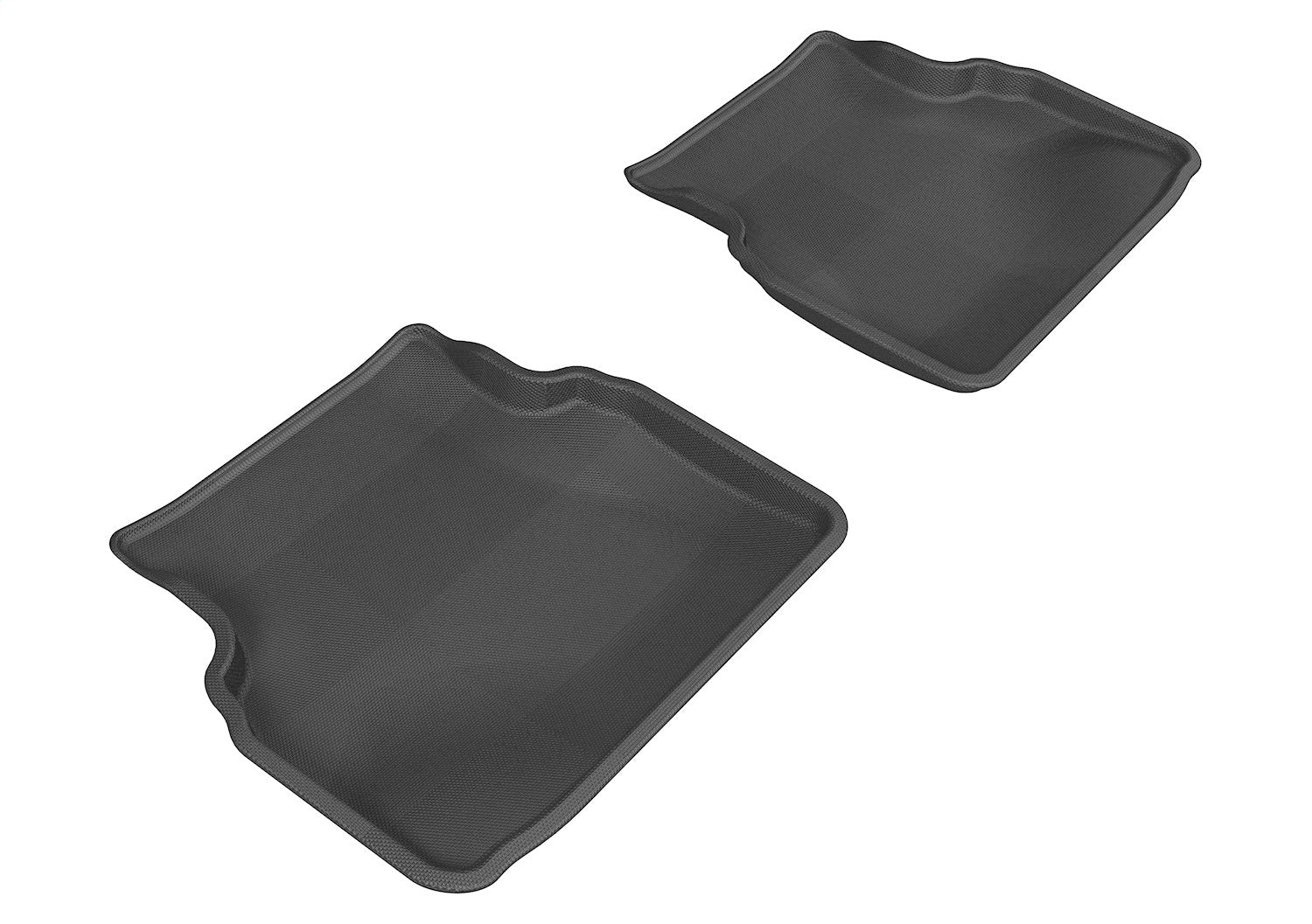 3D MAXpider L1SB01021509 KAGU Floor Mat; Black; 2 pc.; Rear; [Available While Supplies Last]; 3D MAXpider L1SB01021509