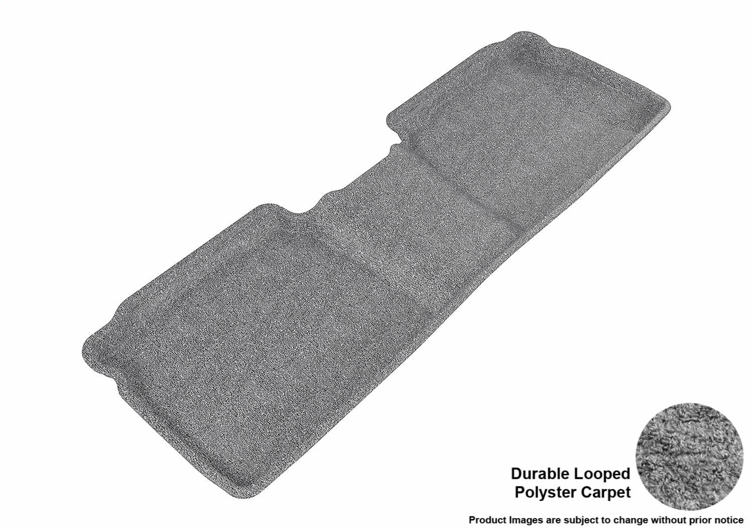 3D MAXpider L1SC00122201 CLASSIC Floor Mat; Gray; 1 pc.; 2nd Row; Rear; [Available While Supplies Last]; 3D MAXpider L1SC00122201
