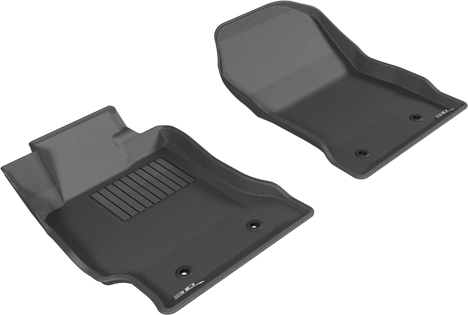 3D MAXpider L1SC00211509 KAGU Floor Mat; Black; 2 pc.; Front; 3D MAXpider L1SC00211509