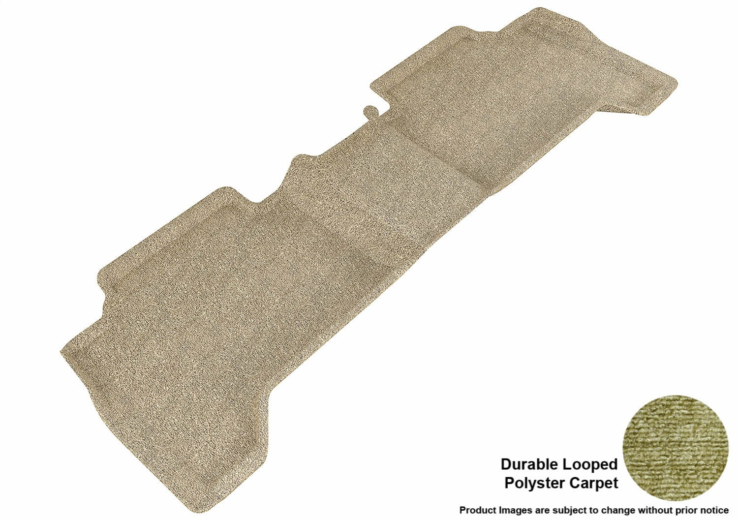 3D MAXpider L1TY05722202 CLASSIC Floor Mat; Tan; 1 pc.; 2nd Row; Rear; [Available While Supplies Last]; 3D MAXpider L1TY05722202