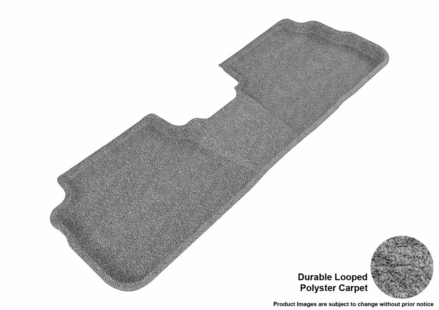 3D MAXpider L1TY05922201 CLASSIC Floor Mat; Gray; 1 pc.; 2nd Row; Rear; [Available While Supplies Last]; 3D MAXpider L1TY05922201