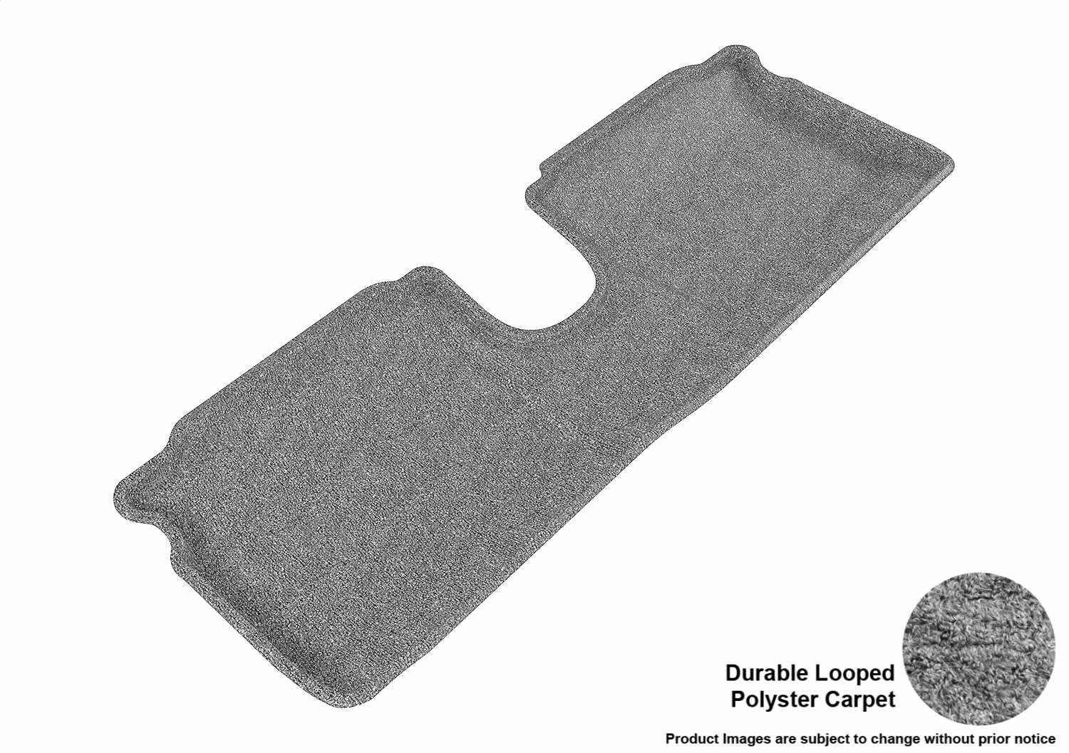 3D MAXpider L1TY10822201 CLASSIC Floor Mat; Gray; 1 pc.; 2nd Row; Rear; [Available While Supplies Last]; 3D MAXpider L1TY10822201