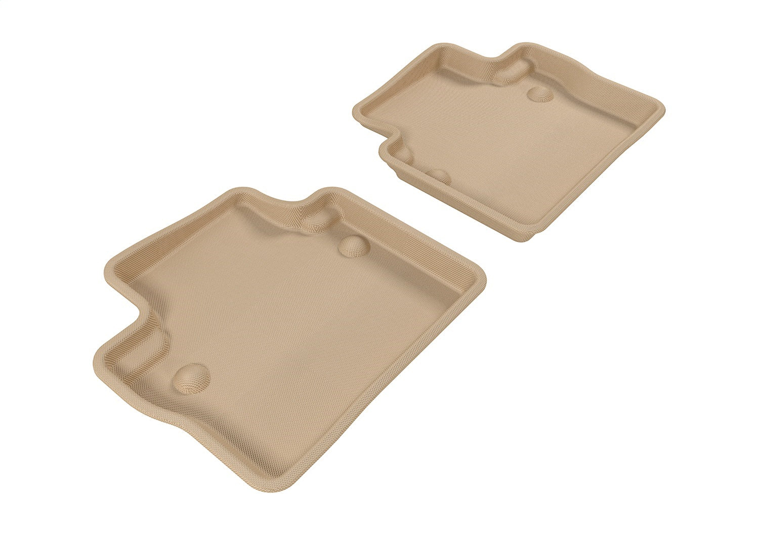 3D MAXpider L1VV00221502 KAGU Floor Mat; Tan; 2 pc.; Rear; 3D MAXpider L1VV00221502