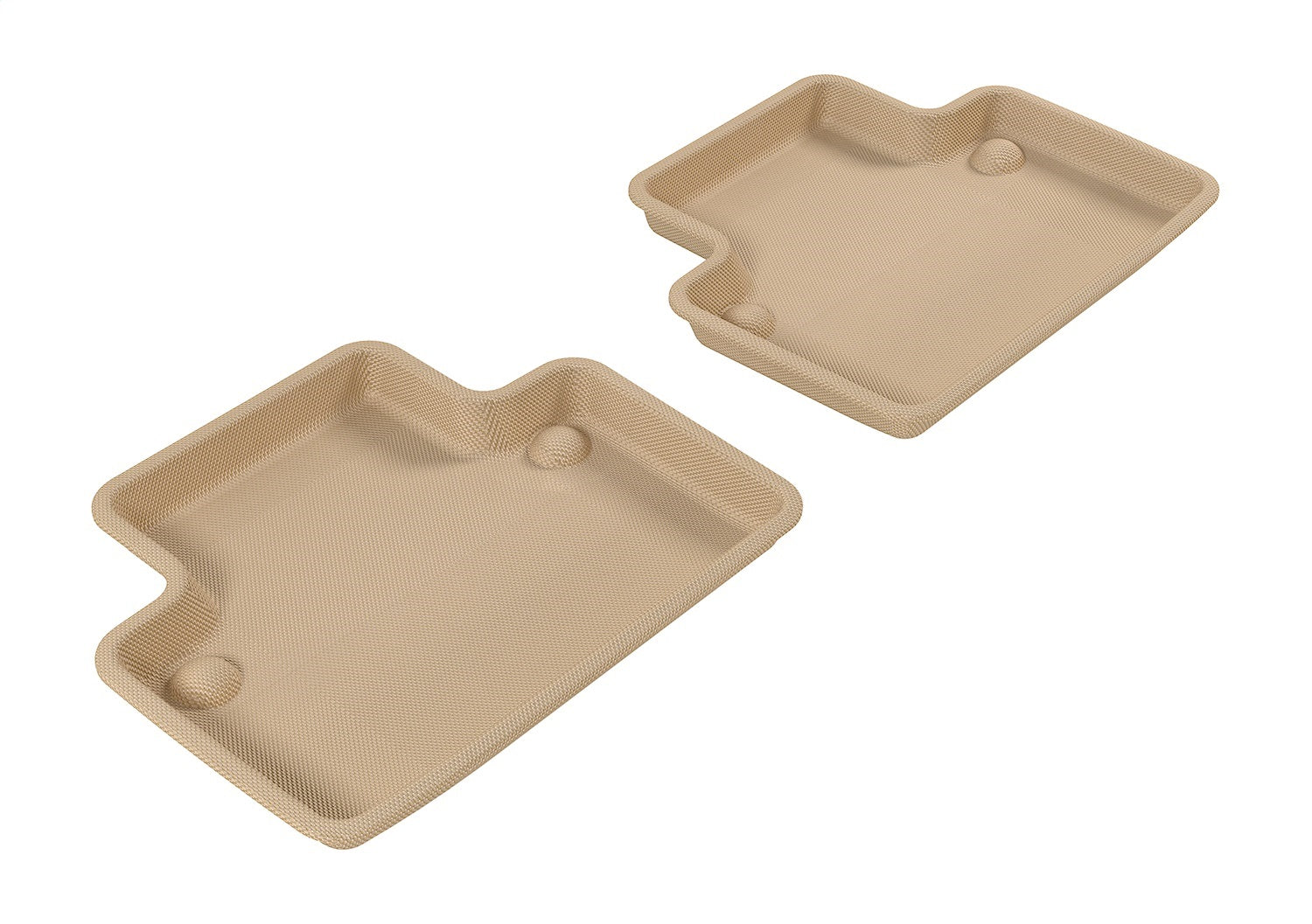 3D MAXpider L1VV00421502 KAGU Floor Mat; Tan; 2 pc.; Rear; 3D MAXpider L1VV00421502