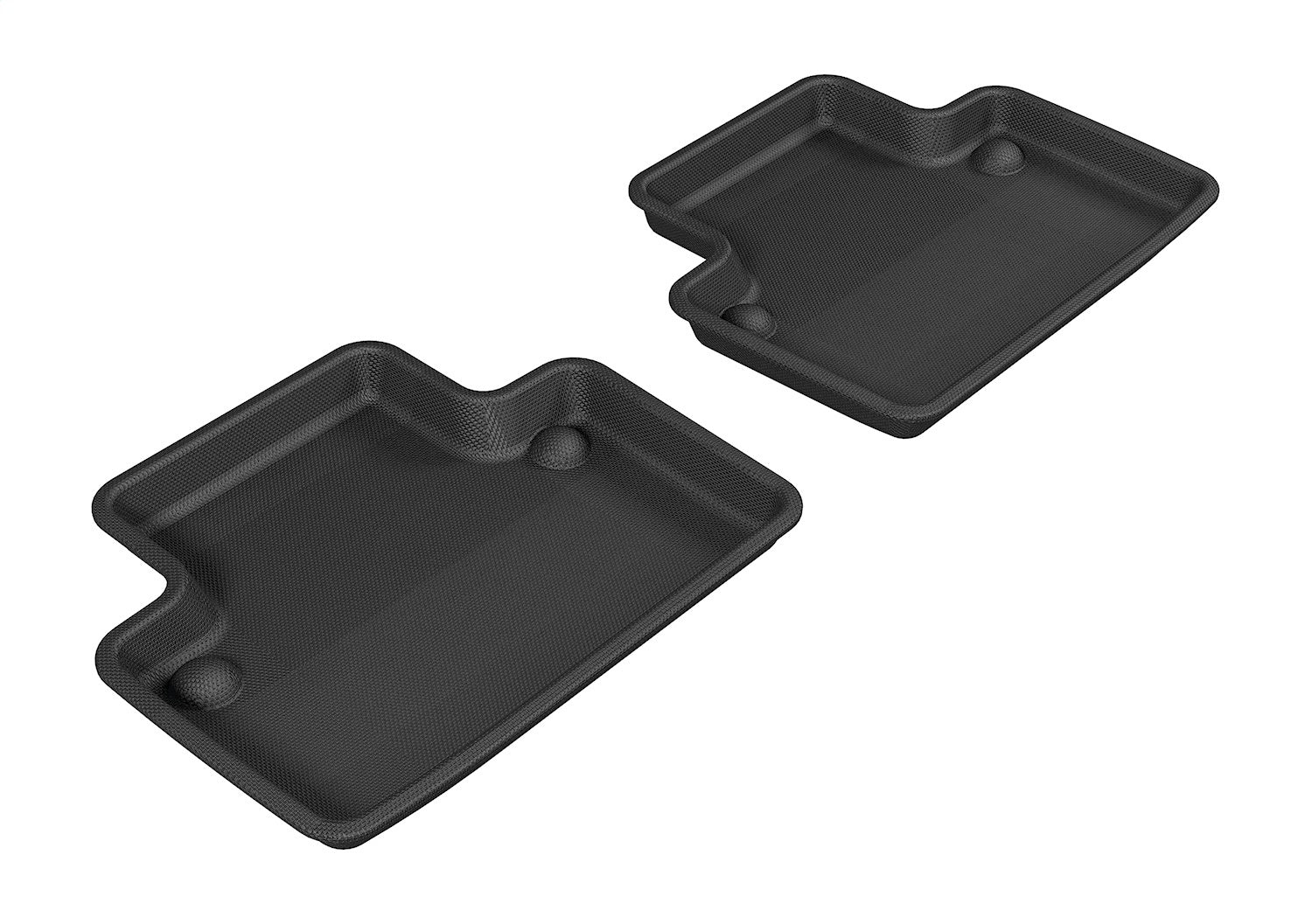 3D MAXpider L1VV00421509 KAGU Floor Mat; Black; 2 pc.; Rear; 3D MAXpider L1VV00421509