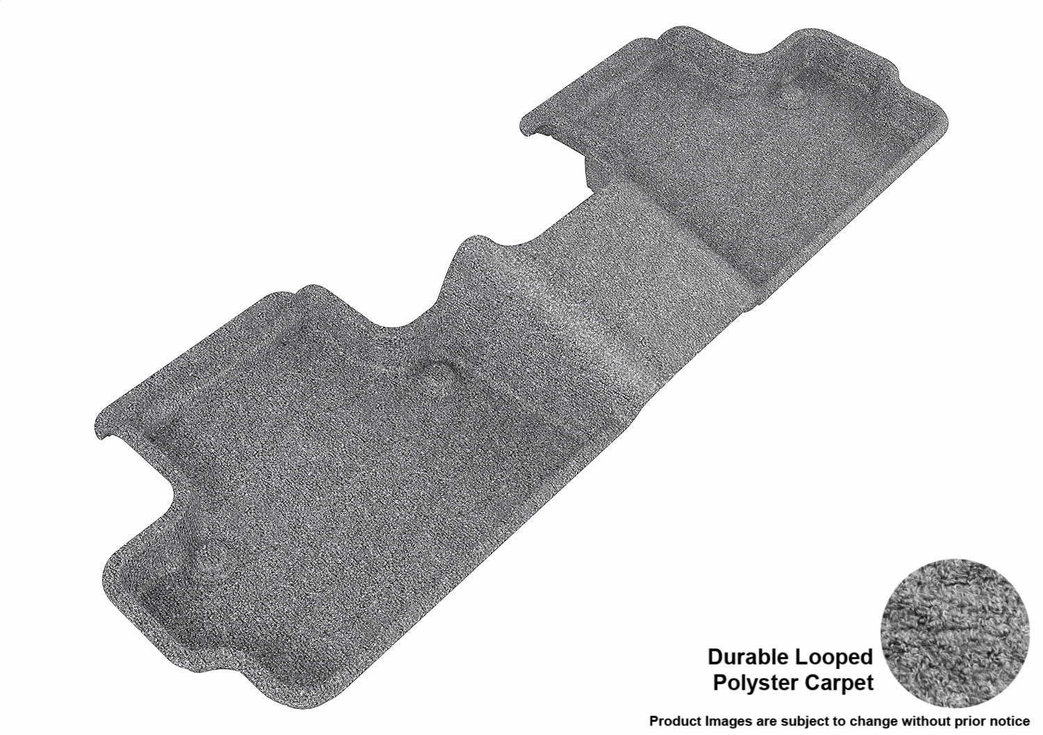 3D MAXpider L1VV00722201 CLASSIC Floor Mat; Gray; 1 pc.; 2nd Row; Rear; [Available While Supplies Last]; 3D MAXpider L1VV00722201