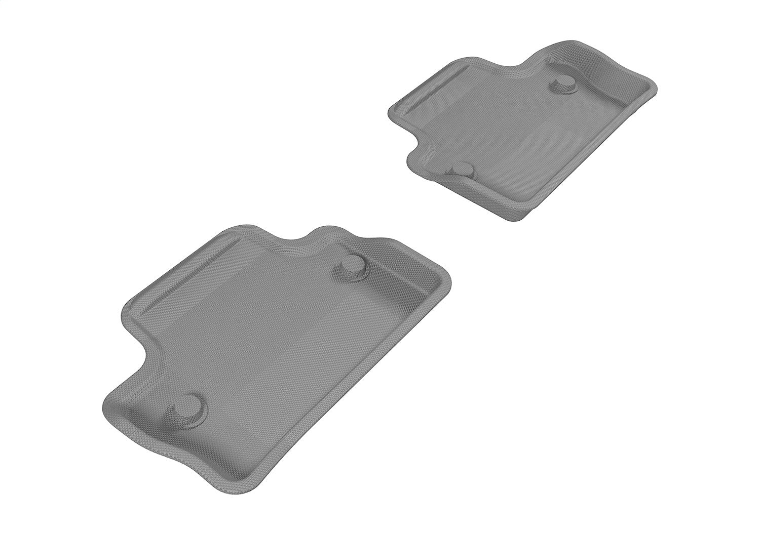 3D MAXpider L1VV01621501 KAGU Floor Mat; Gray; 2 pc.; Rear; [Available While Supplies Last]; 3D MAXpider L1VV01621501