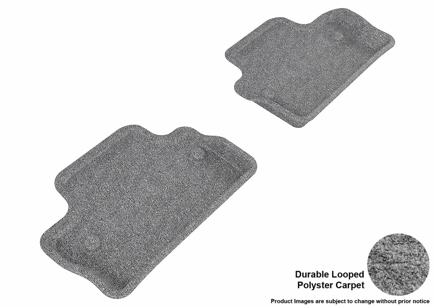 3D MAXpider L1VV01622201 CLASSIC Floor Mat; Gray; 2 pc.; Rear; [Available While Supplies Last]; 3D MAXpider L1VV01622201