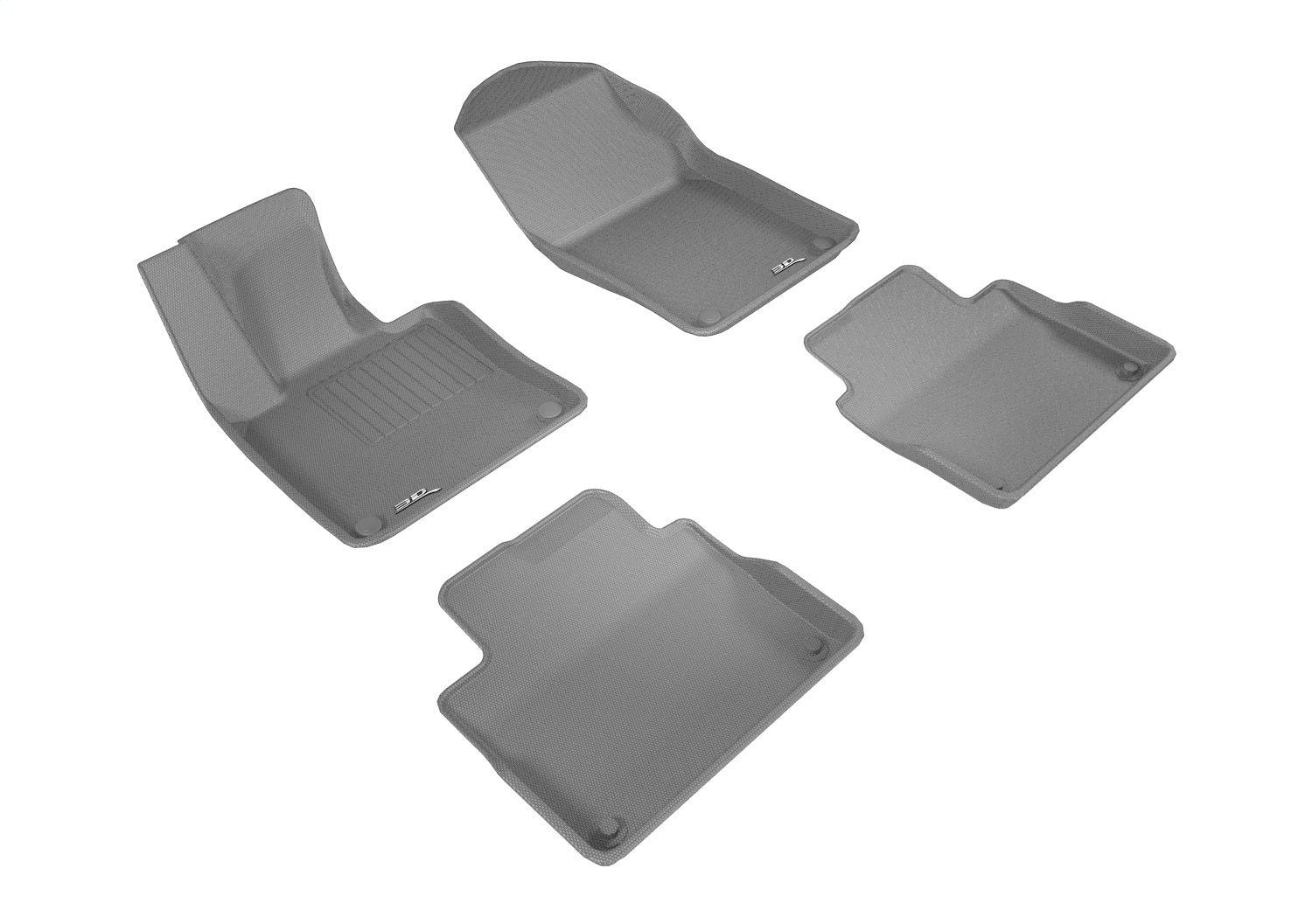3D MAXpider L1VV02201501 KAGU Floor Mat; Gray; 4 pc.; Front and Rear; [Available While Supplies Last]; 3D MAXpider L1VV02201501