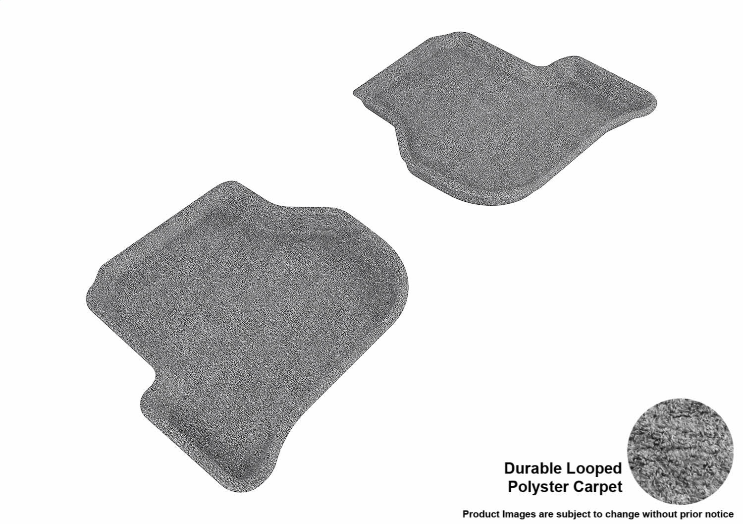 3D MAXpider L1VW00822201 CLASSIC Floor Mat; Gray; 2 pc.; Rear; [Available While Supplies Last]; 3D MAXpider L1VW00822201