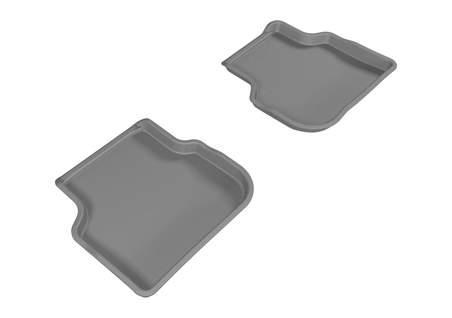 3D MAXpider L1VW05521501 KAGU Floor Mat; Gray; 2 pc.; Rear; 3D MAXpider L1VW05521501