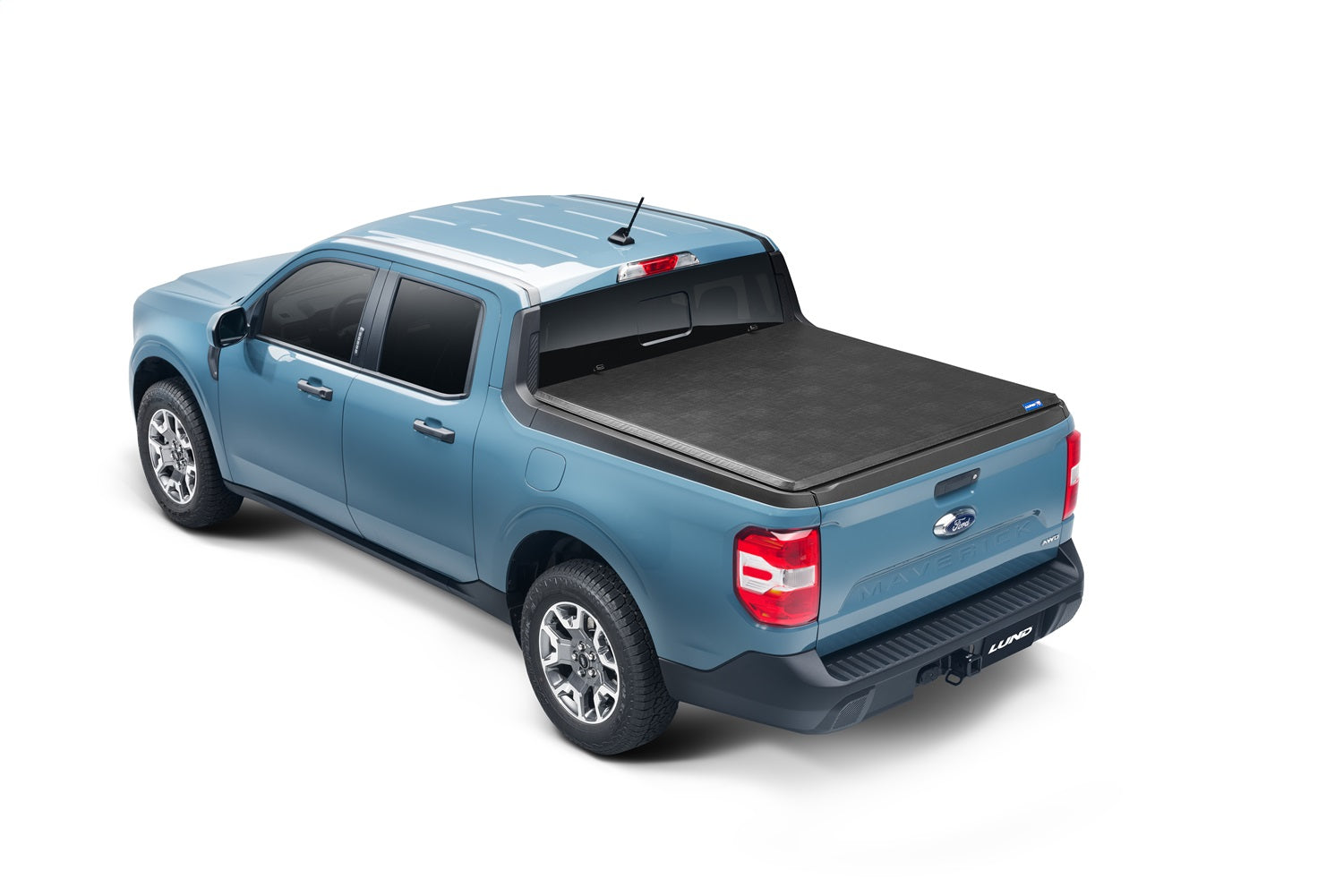 Lund 969380 Lund Hard Fold Tonneau; Black; [Available While Supplies Last]; Lund 969380