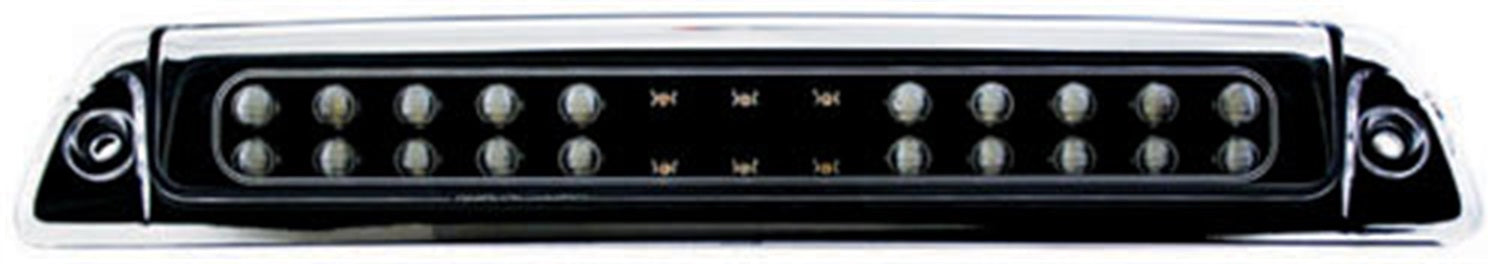 3rd Brake Light; LED; w/Cargo Light; Bermuda Black; IPCW LED3-401C-CB
