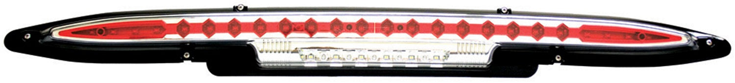 3rd Brake Light; LED; Mega; w/Cargo Light; Crystal Clear; IPCW LED3-408C-A