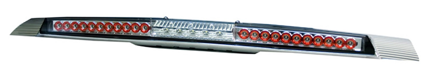 3rd Brake Light; LED; Mega; w/Cargo Light w/Red Cap; Crystal Clear; IPCW LED3-538C-A