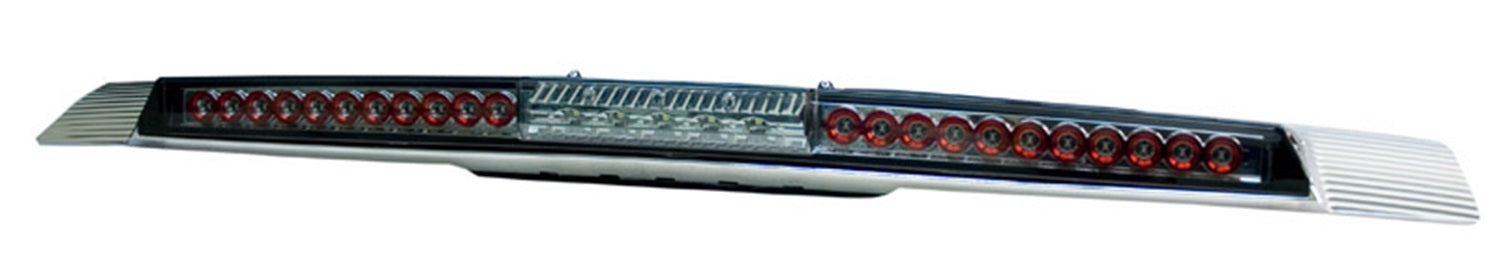 3rd Brake Light; LED; Mega; w/Cargo Light w/Red Cap; Platinum Smoke; IPCW LED3-538CS-A