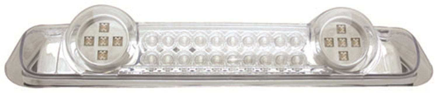 3rd Brake Light; LED; OE Size; w/Cargo Light; Crystal Clear; IPCW LED3-538DC