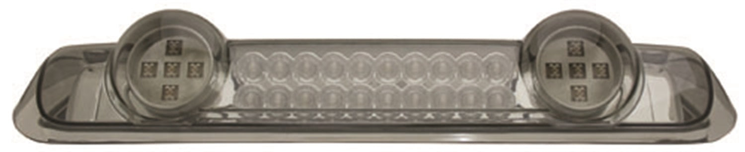3rd Brake Light; LED; OE Size; w/Cargo Light; Platinum Smoke; IPCW LED3-538DS