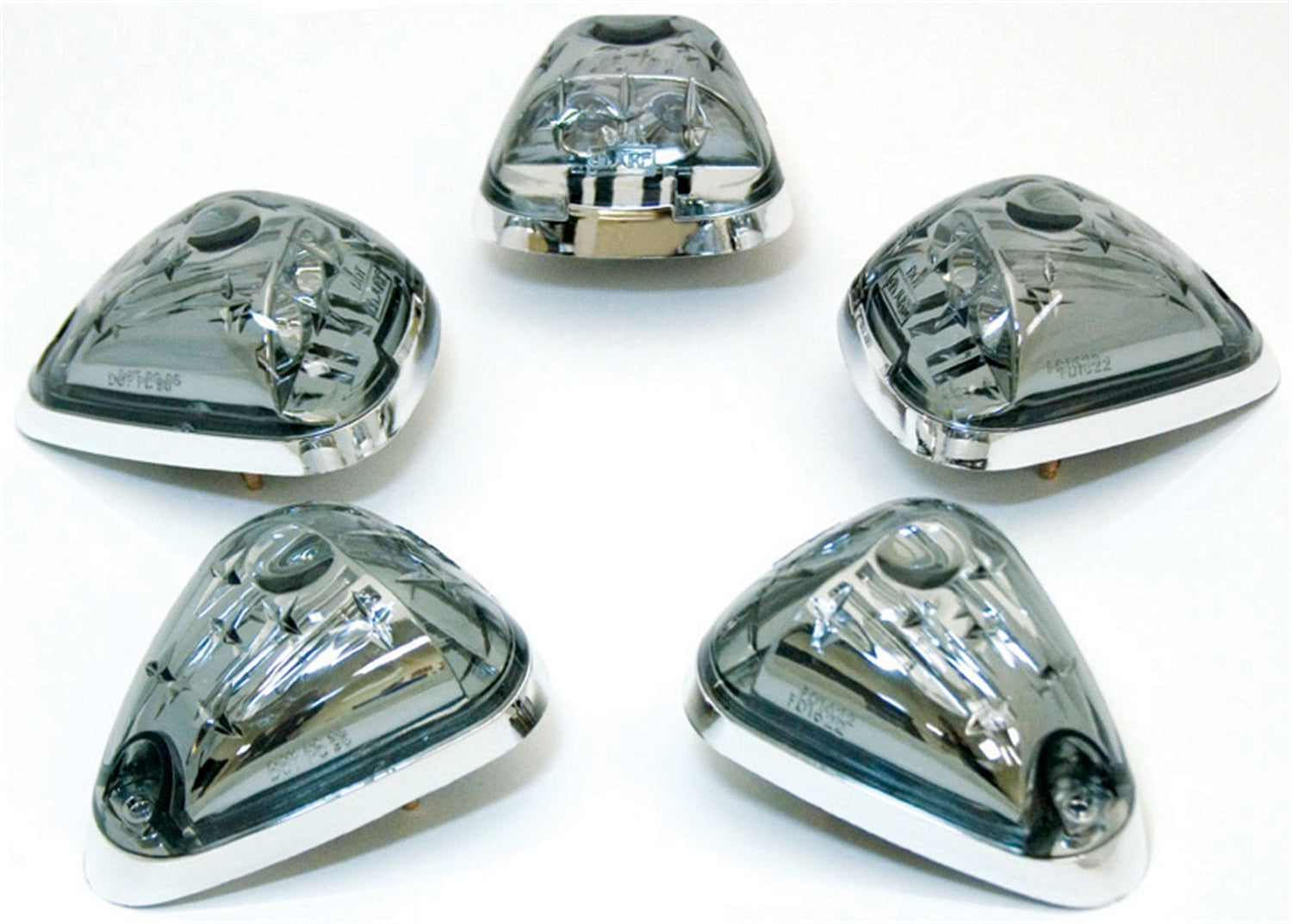Cab Roof Lights; LED; Platinum Smoke; 5 pc.; IPCW LEDR-500S