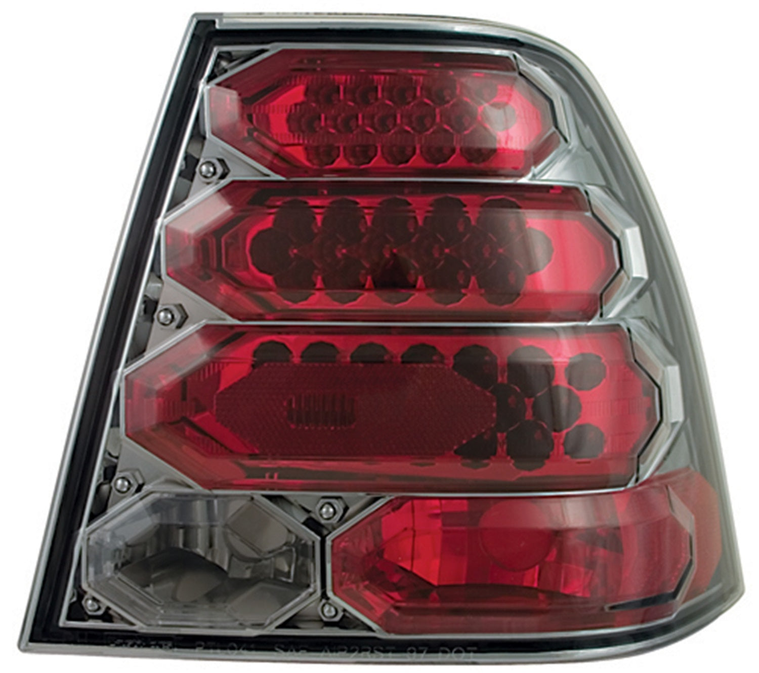 LED Tail Lamps; Platinum Smoke; IPCW LEDT-3034CS
