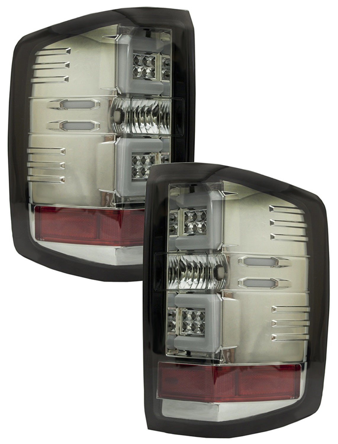 LED Tail Lamps; LED; Platinum Smoke; IPCW LEDT-3044S2