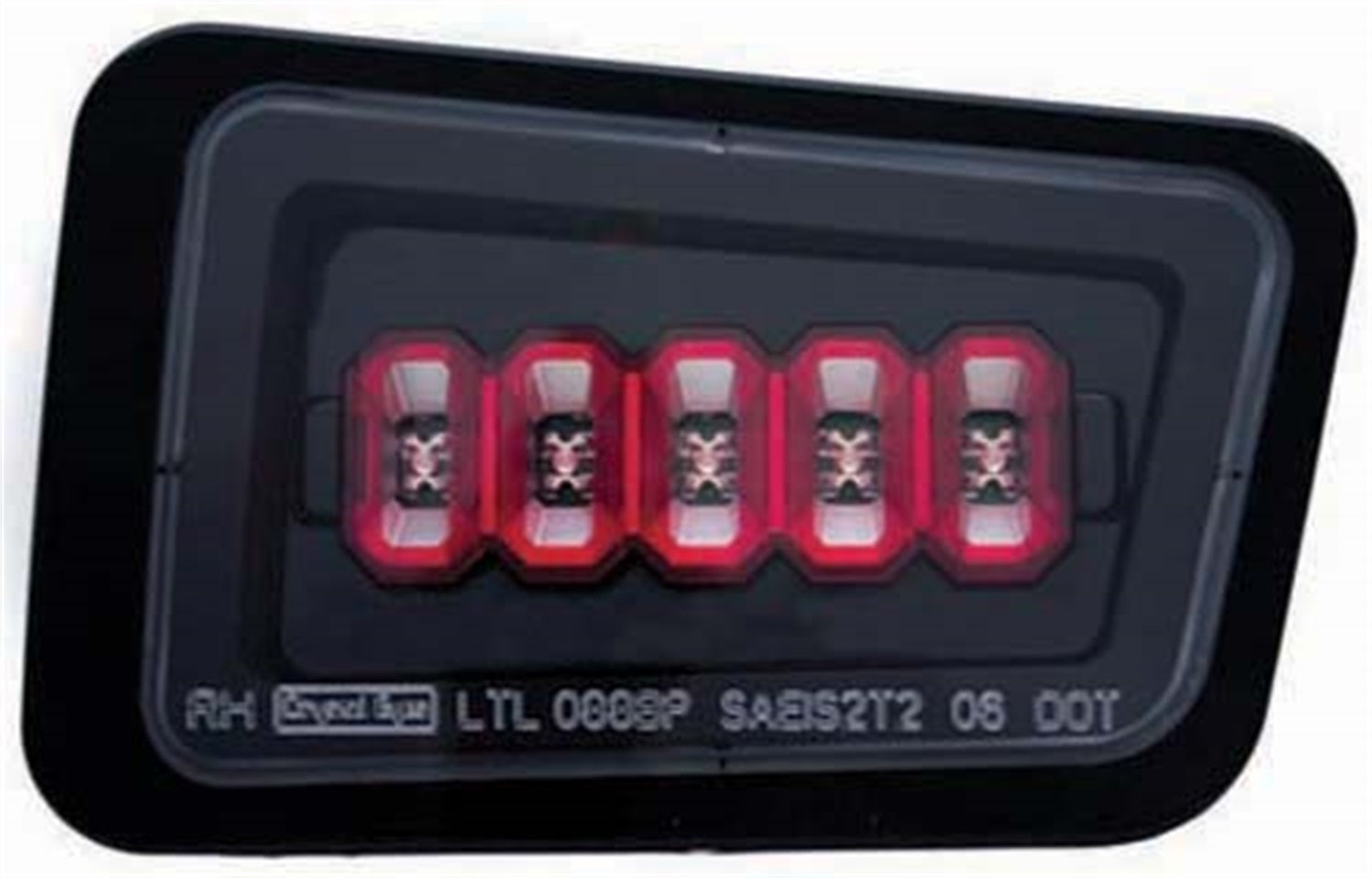 Bumper Lights; Rear; Bermuda Black; IPCW LEDT-343BPCB