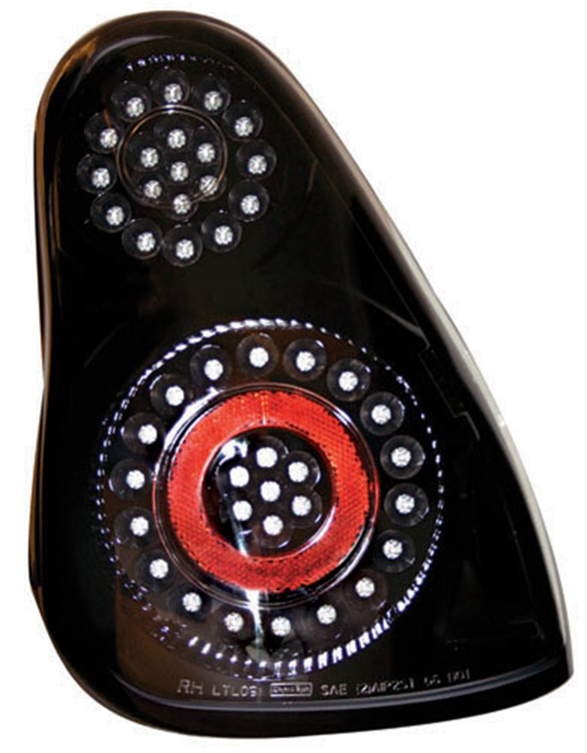 LED Tail Lamps; Bermuda Black; IPCW LEDT-344CB