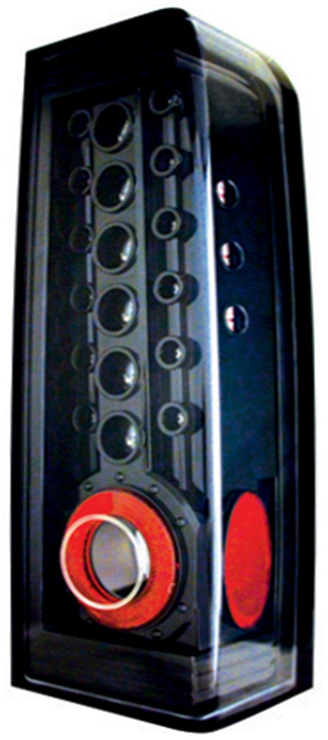 LED Tail Lamps; Bermuda Black; IPCW LEDT-346CB