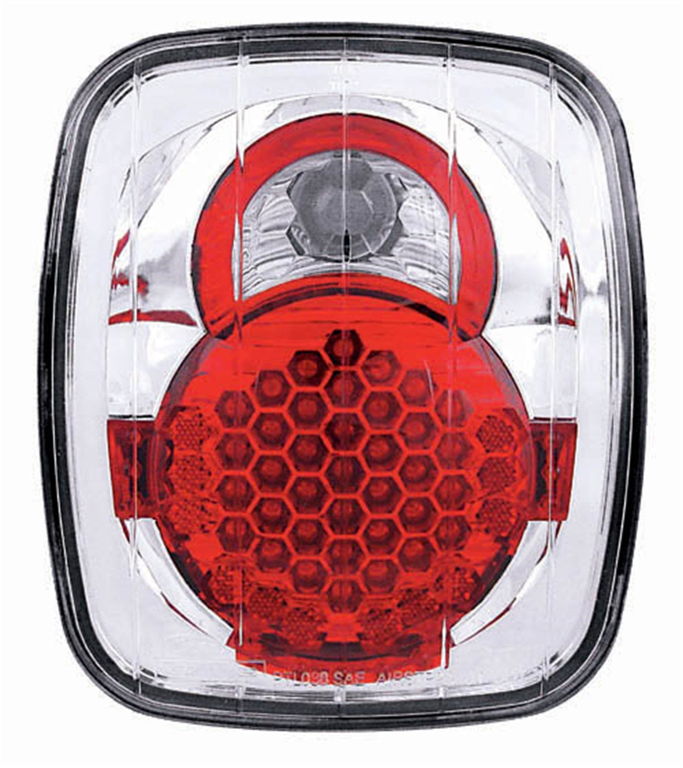 LED Tail Lamps; Crystal Clear; IPCW LEDT-407C