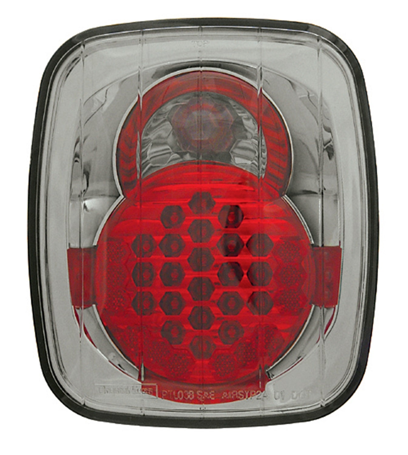 LED Tail Lamps; Platinum Smoke; IPCW LEDT-407CS
