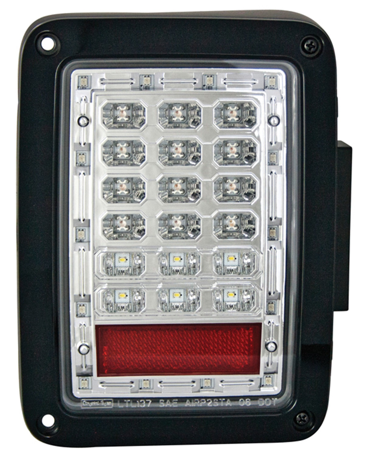 LED Tail Lamps; Crystal Clear; IPCW LEDT-420C