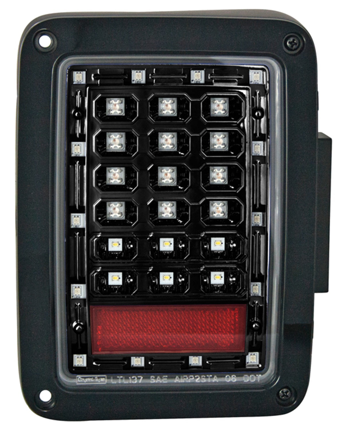 LED Tail Lamps; Bermuda Black; IPCW LEDT-420CB