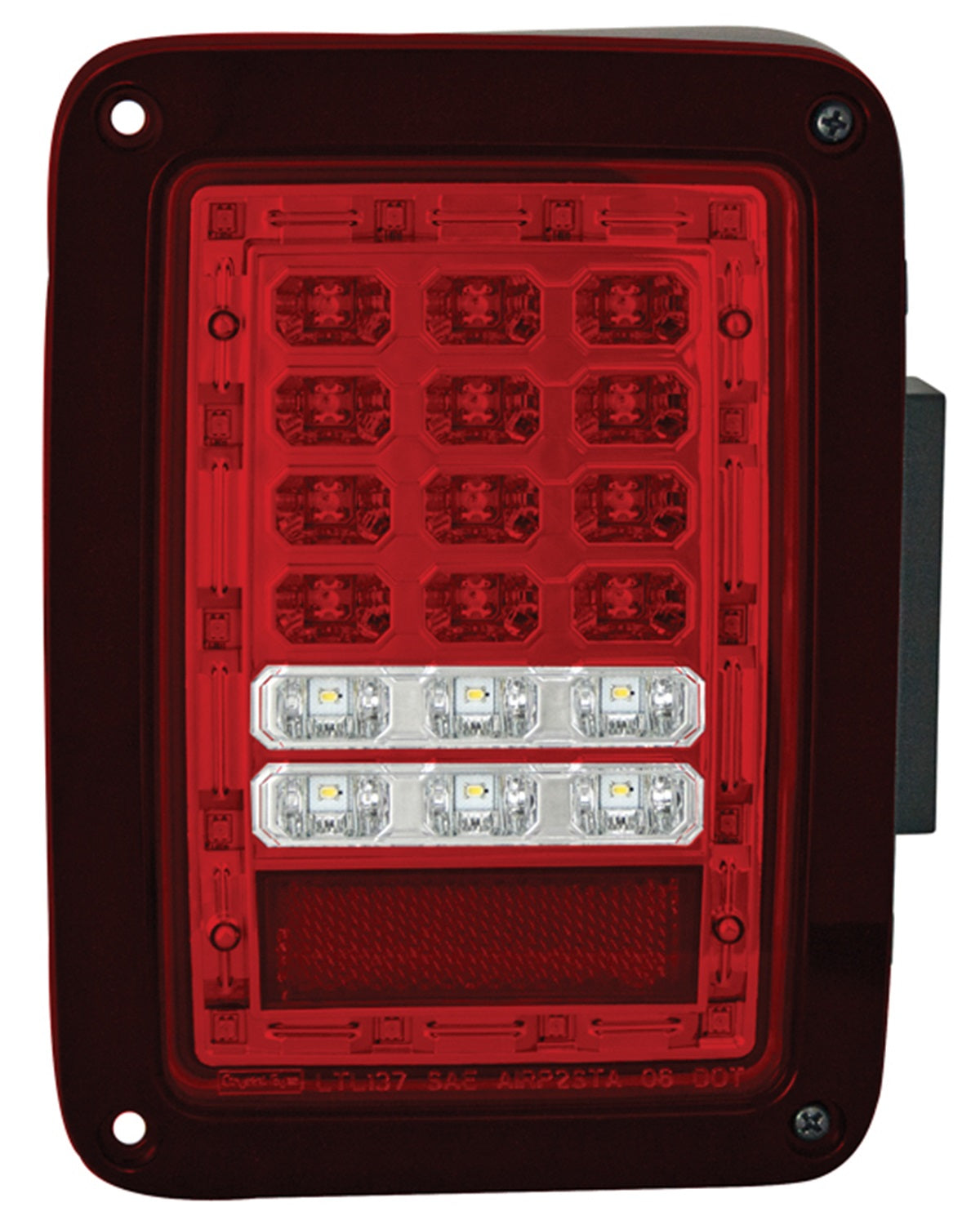 LED Tail Lamps; Ruby Red; IPCW LEDT-420CR