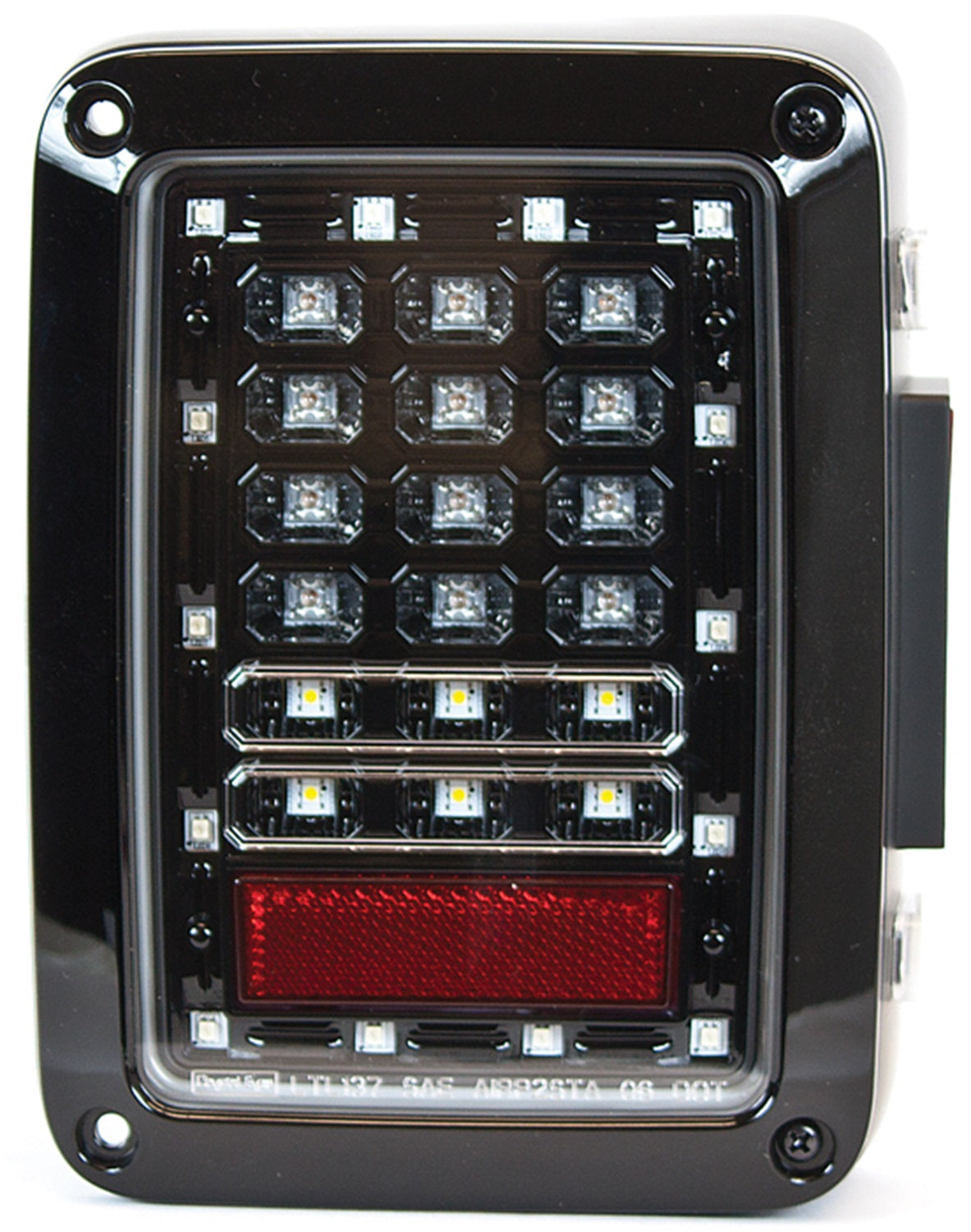 LED Tail Lamps; w/Amber Turn Signal; For European Market; Bermuda Black; IPCW LEDT-420EBA