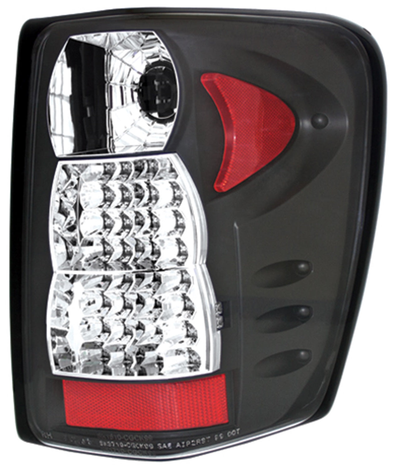 LED Tail Lamps; Bermuda Black; IPCW LEDT-5002B2