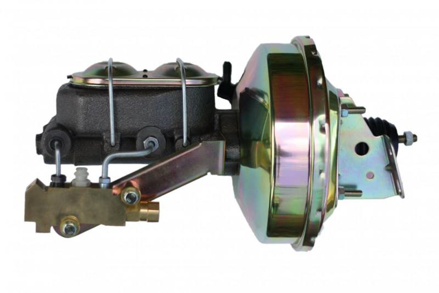 Leed Brakes 1E1A3 9in Zinc Booster AFX 1- 1/8in Bore MC Side Mount Leed Brakes 1E1A3