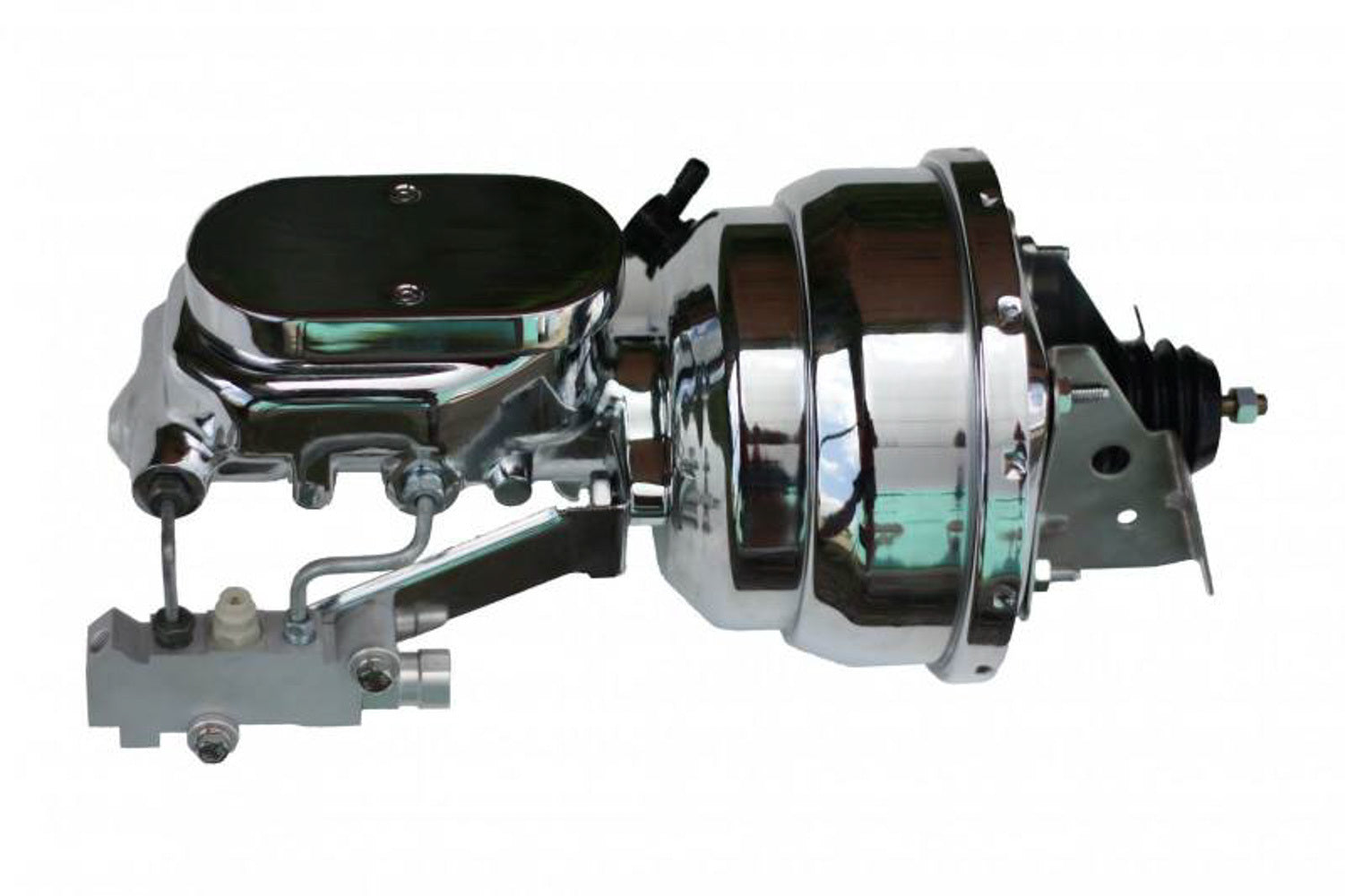 Leed Brakes 2N6B2 8in Dual Chrome Brake Bo oster 1-1/8in Bore Mastr Leed Brakes 2N6B2