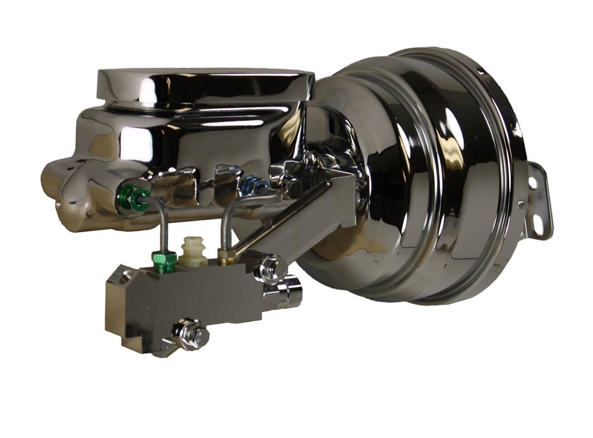 Leed Brakes 2N6B4 8in Dual Chrome Booster Leed Brakes 2N6B4