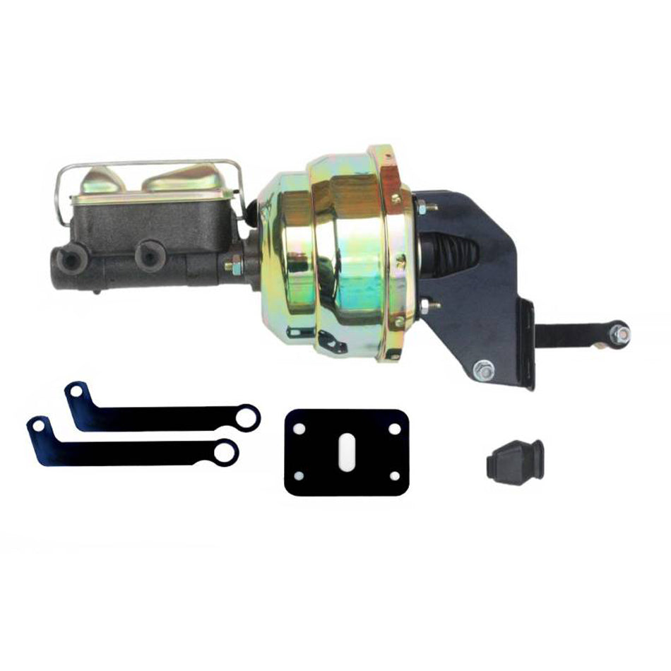 Leed Brakes A84 8in Brake Booster Zinc 1in Bore Master Cylinder Leed Brakes A84
