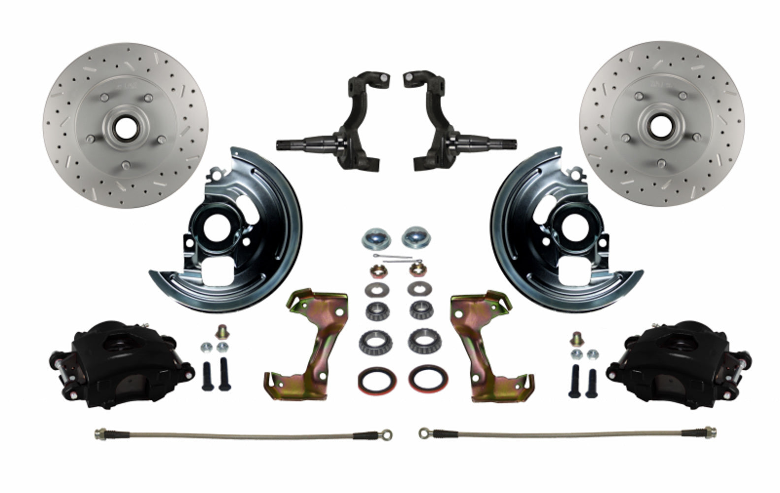 Leed Brakes BFC1002SMX A  F & X-body Spindle Mo unt Kit Cross Drilled an Leed Brakes BFC1002SMX