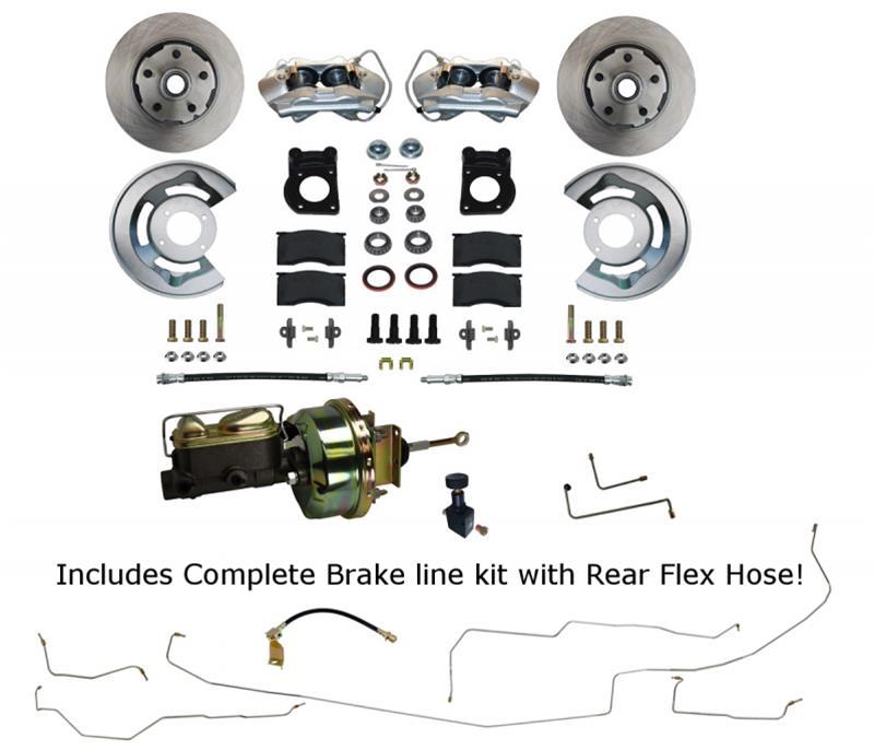 Leed Brakes FC0001-H405ALK 64-66 Mustang Power Conv ersion Brake Kit Leed Brakes FC0001-H405ALK