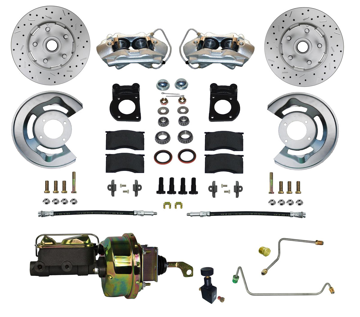 Leed Brakes FC0001-H405M Mustang Disc Brake Conversion Kit Leed Brakes FC0001-H405M