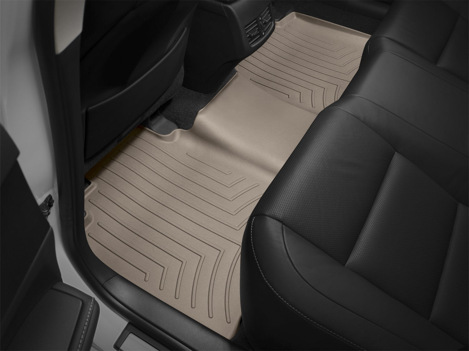 Weathertech 4510002 FloorLiner™ DigitalFit®; Tan; Rear; Weathertech 4510002