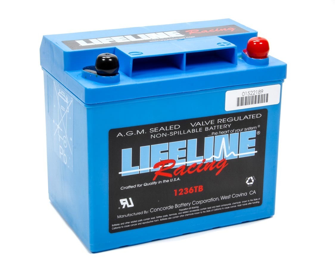 Lifeline Battery LL-1236TB Power Cell Battery 7.71 x 5.18 x 6.89 Lifeline Battery LL-1236TB