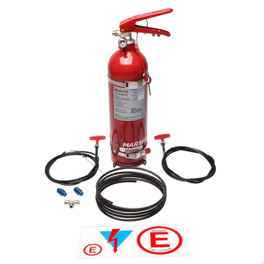 Lifeline Fire 101-225-011 Fire Supression Club System Zero 2000 2.25kg Lifeline Fire 101-225-011