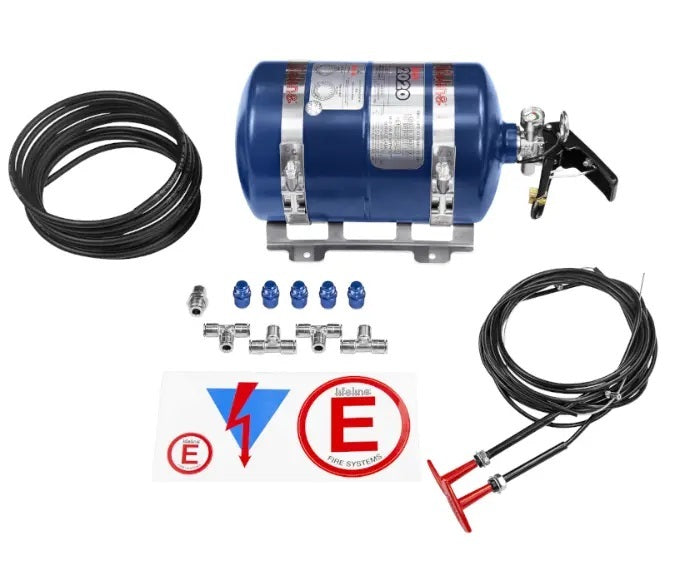 Lifeline Fire 106-001-014 Fire Suppression System Zero 2020 3.0 LTR FIA Lifeline Fire 106-001-014