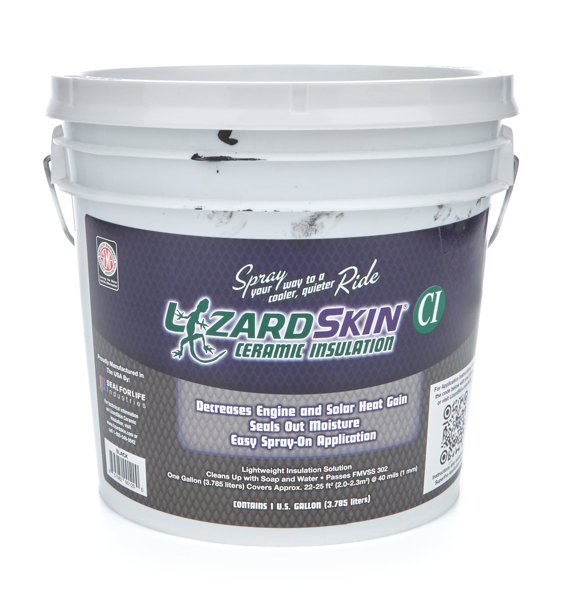 Lizard Skin 3124339 Black Lizard Skin Ceramic Insulation 1 Gal Lizard Skin 3124339