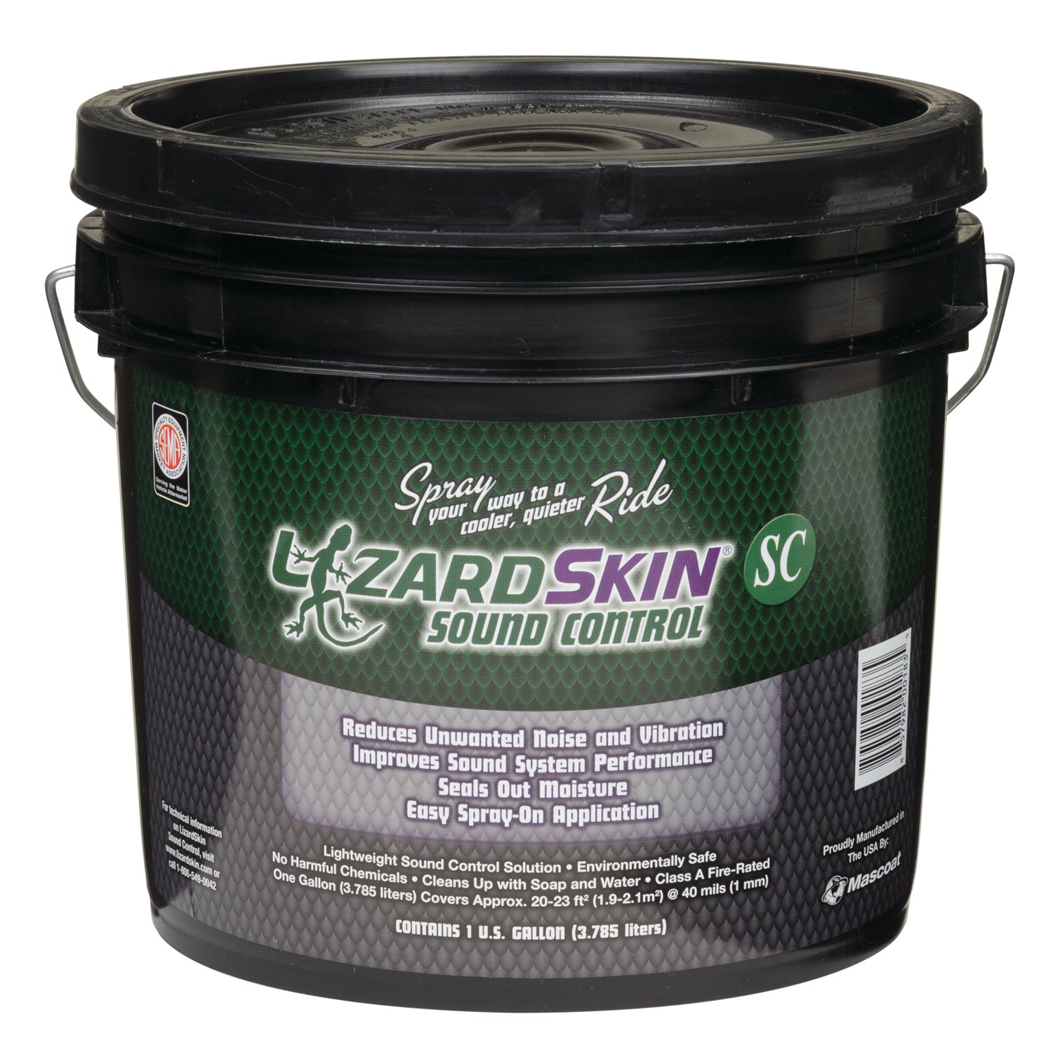Lizard Skin 3124343 Black Sound Control 1Gal Ceramic Insulation Lizard Skin 3124343