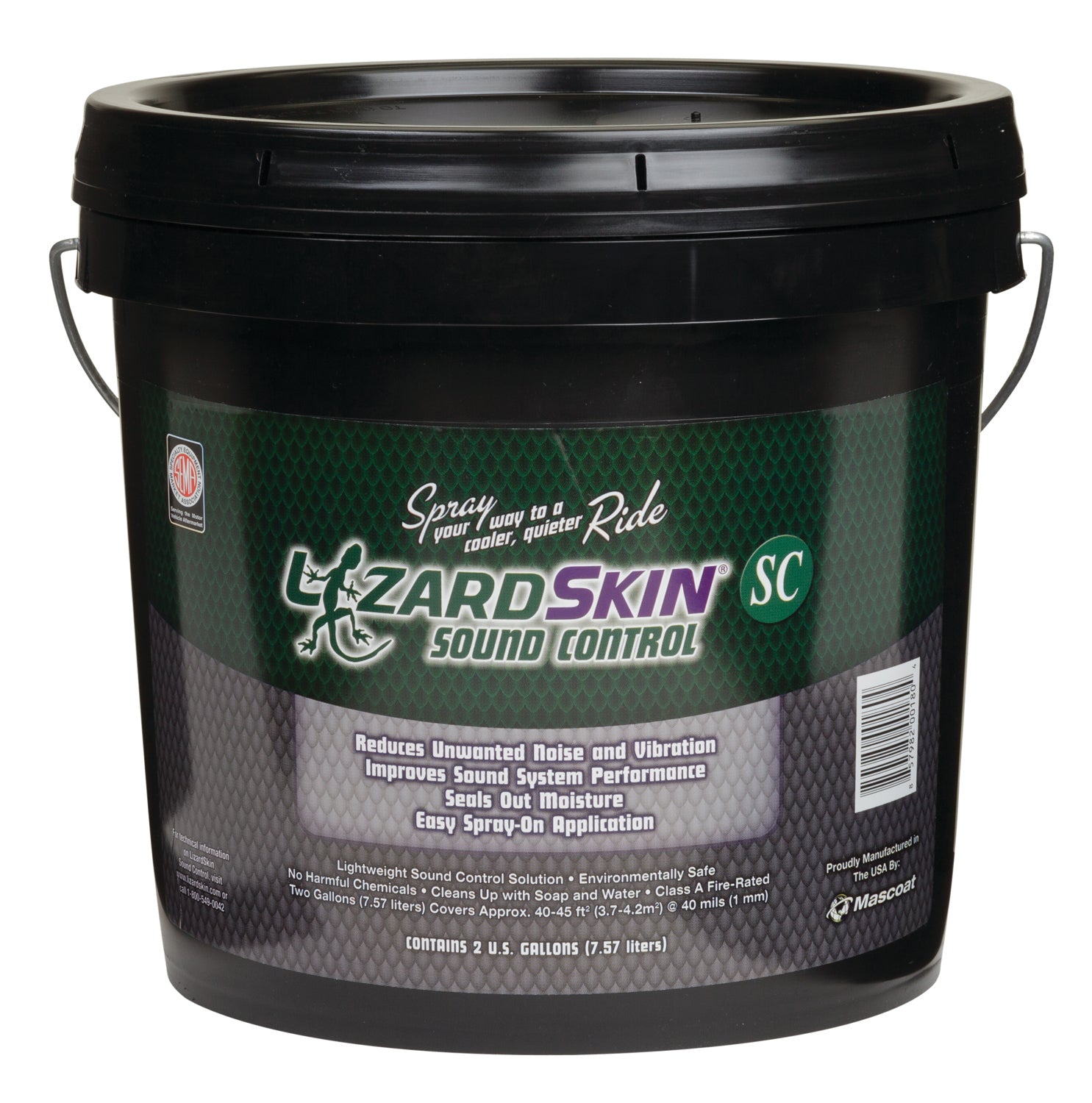 Lizard Skin 3124344 Black Sound Control 2Gal Ceramic Insulation Lizard Skin 3124344